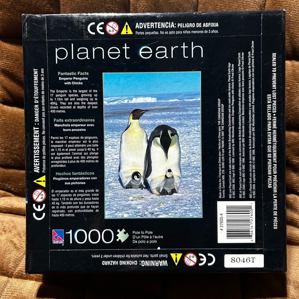 ☀️NWT-BBC Planet Earth 1000 Piece Puzzle Never opened! - Picture 4 of 7